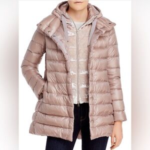 Herno Velvet Hood Puffer Coat